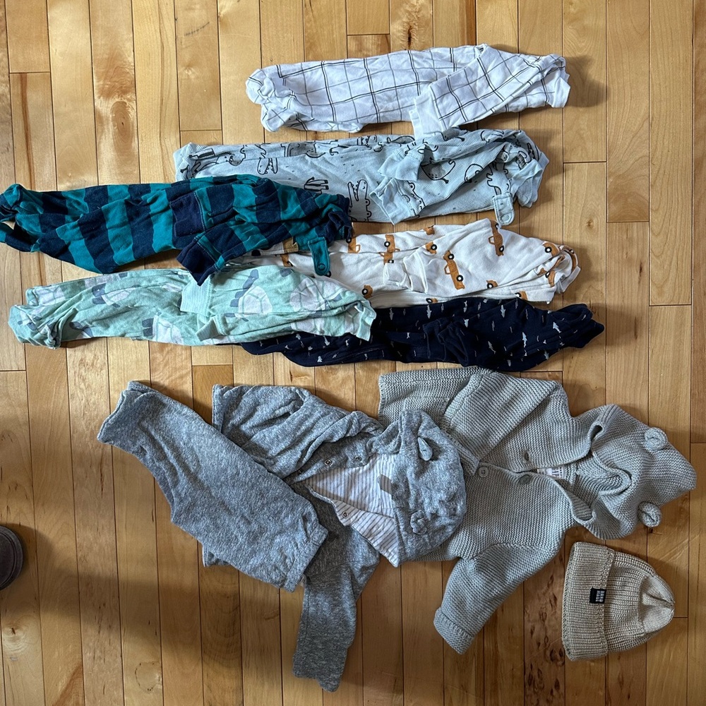 Carter's Kids Matching Sets - Gray, Blue, White, Green
